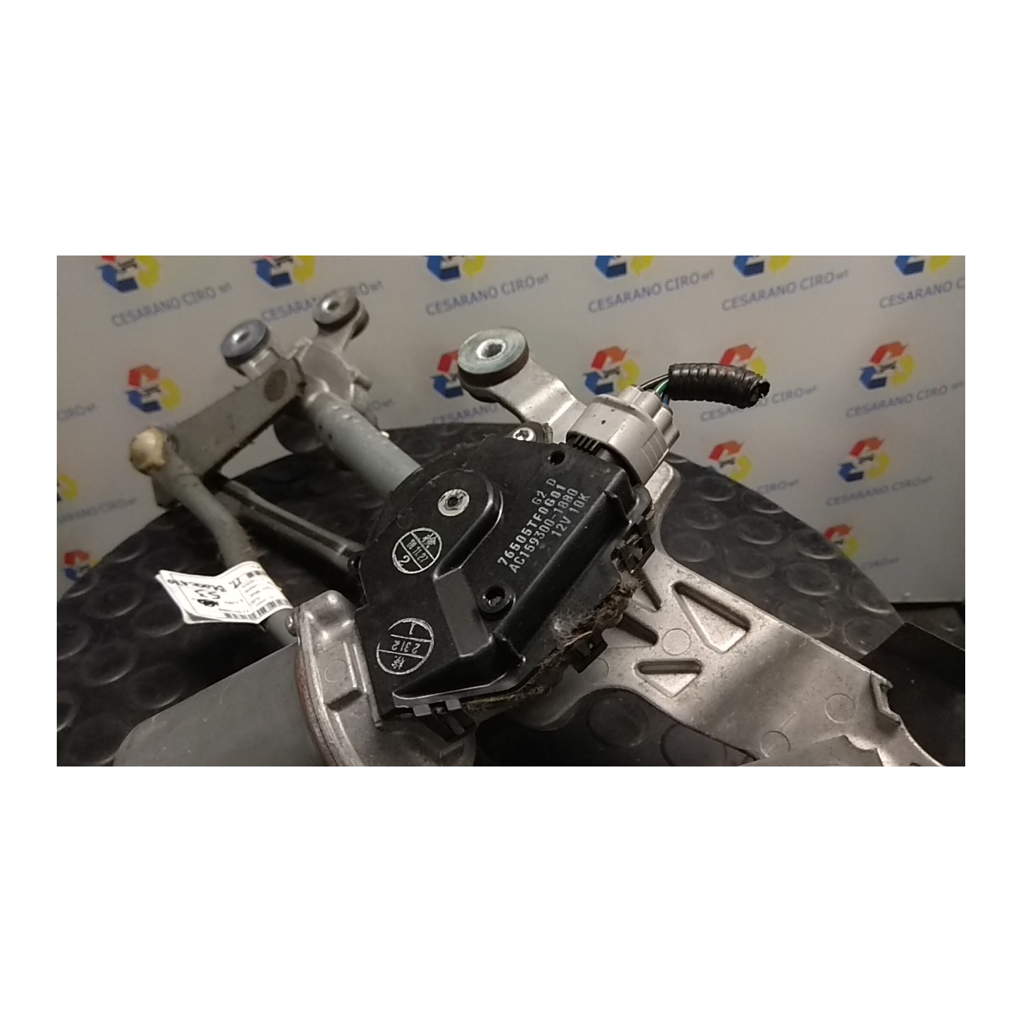 MECCANISMO TERGIPARABREZZA CON MOTORINO 083 HONDA JAZZ 2A SERIE (10/08-) L12B2 NB3753043032002