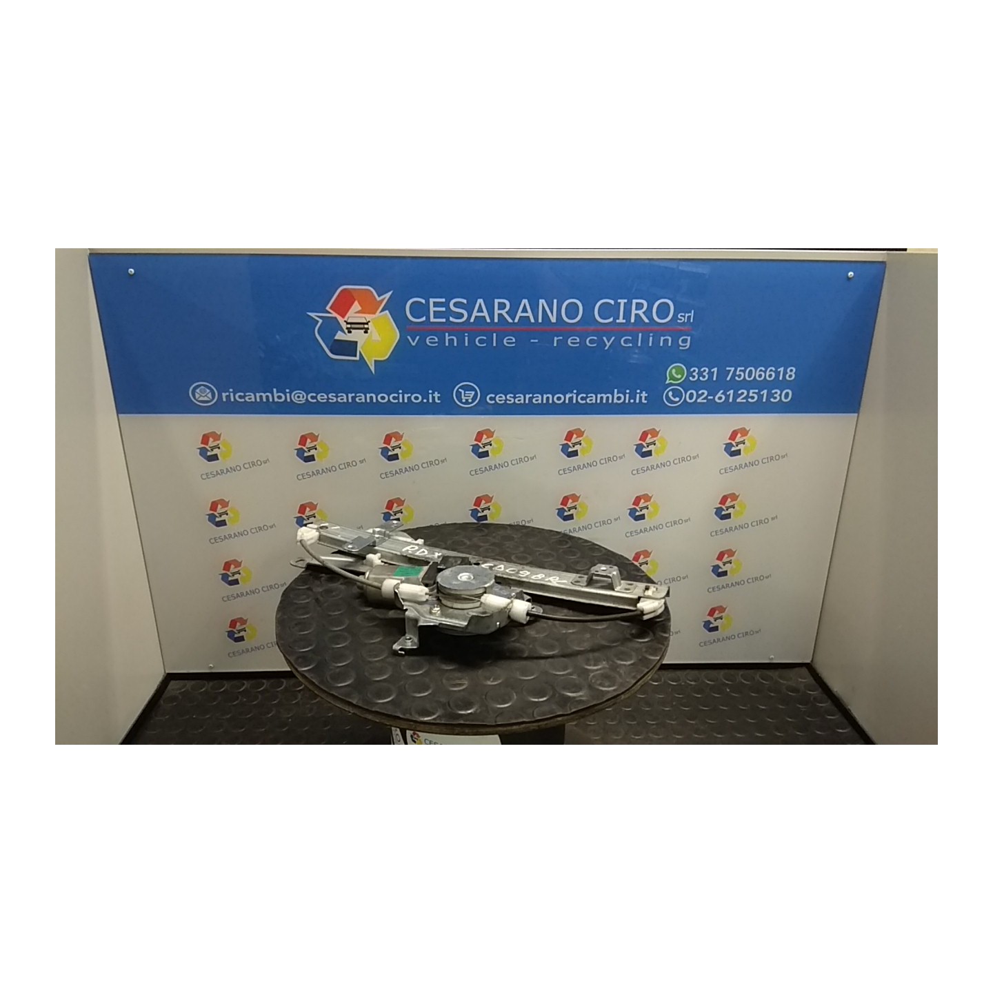 ALZACRISTALLO ELETTR. PORTA POST. DX. 090 NISSAN X-TRAIL (T30) (07/01-09/03) YD22 827208H300