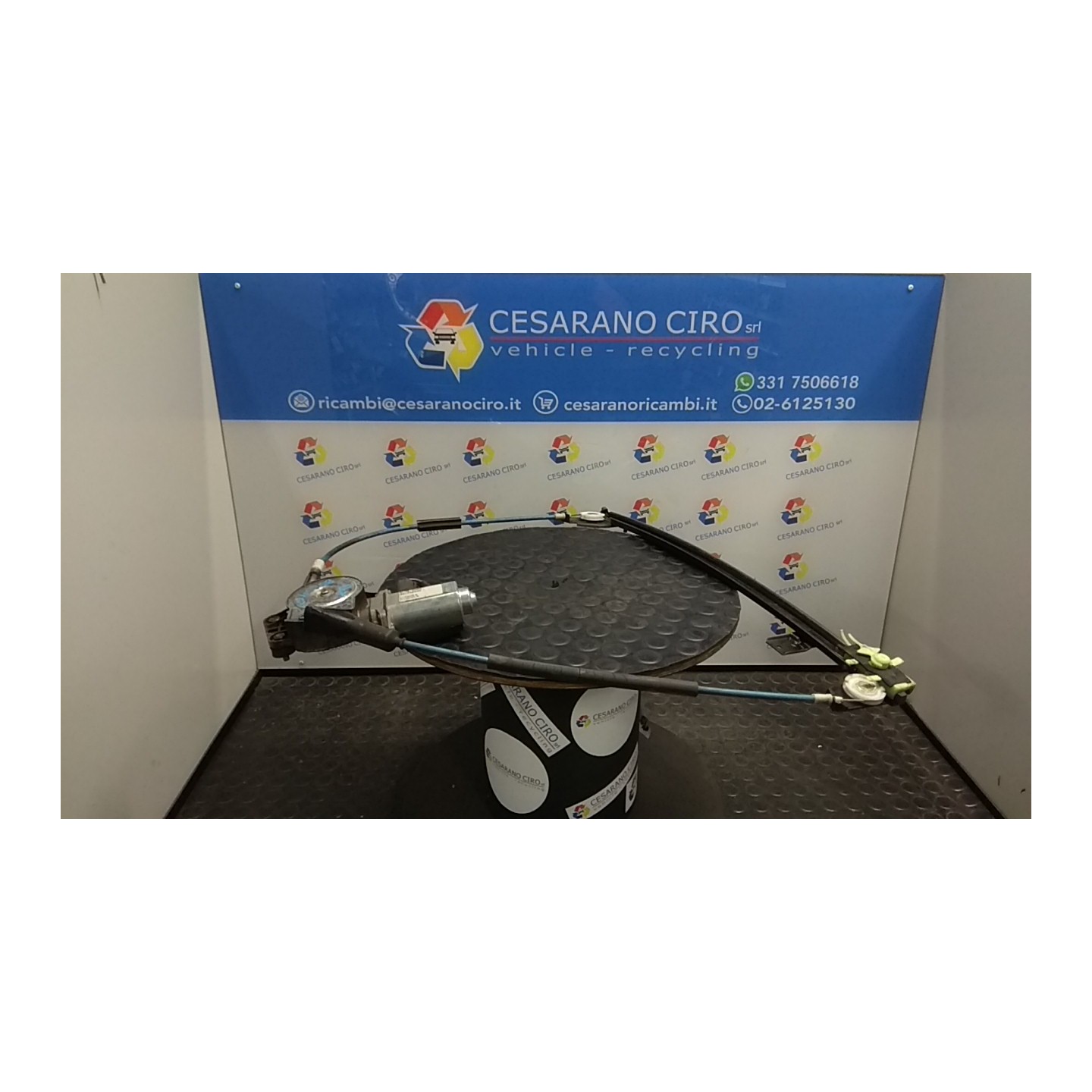 ALZACRISTALLO ELETTR. PORTA ANT. CON MOTORINO DX. 107 LANCIA Y (10/00-03/04) 188A4000 46778564