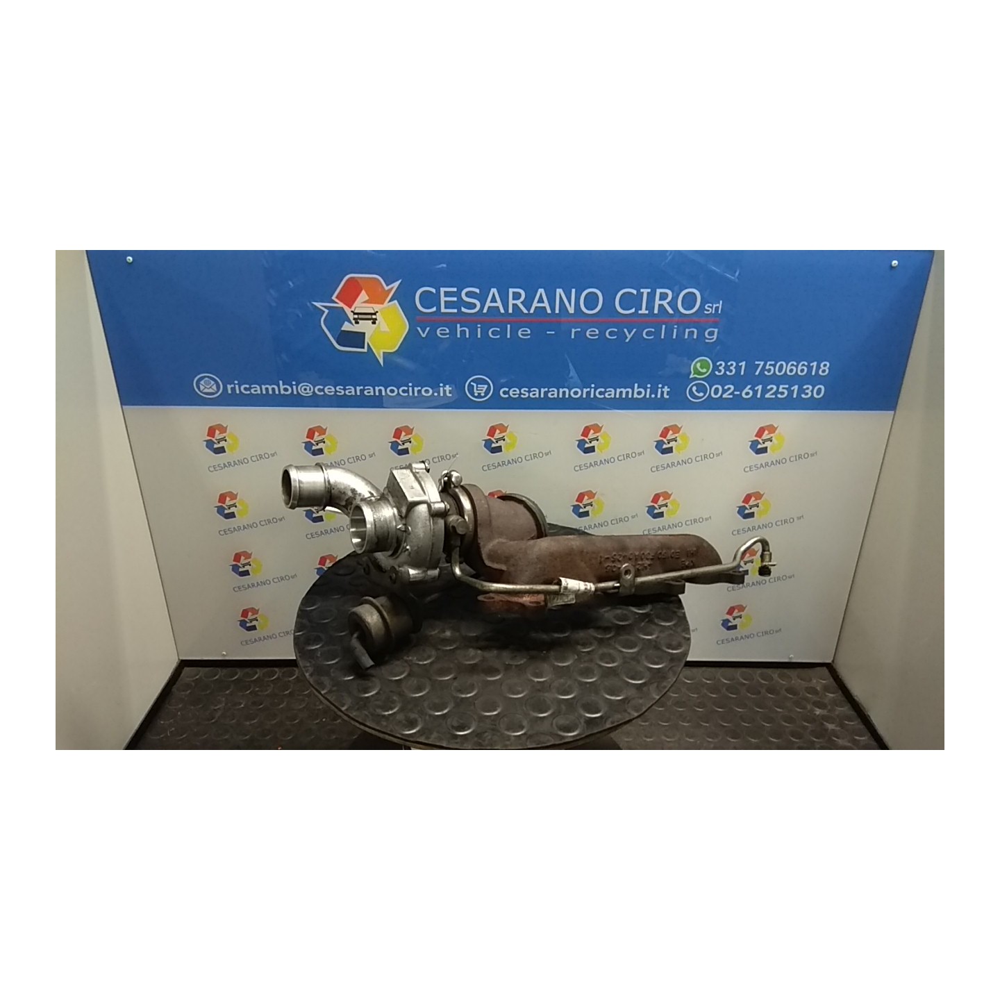 TURBOCOMPRESSORE C/COLLETTORE SCARICO 005 SMART FORFOUR (W454) (01/04-10/07) 639939 A6390900880