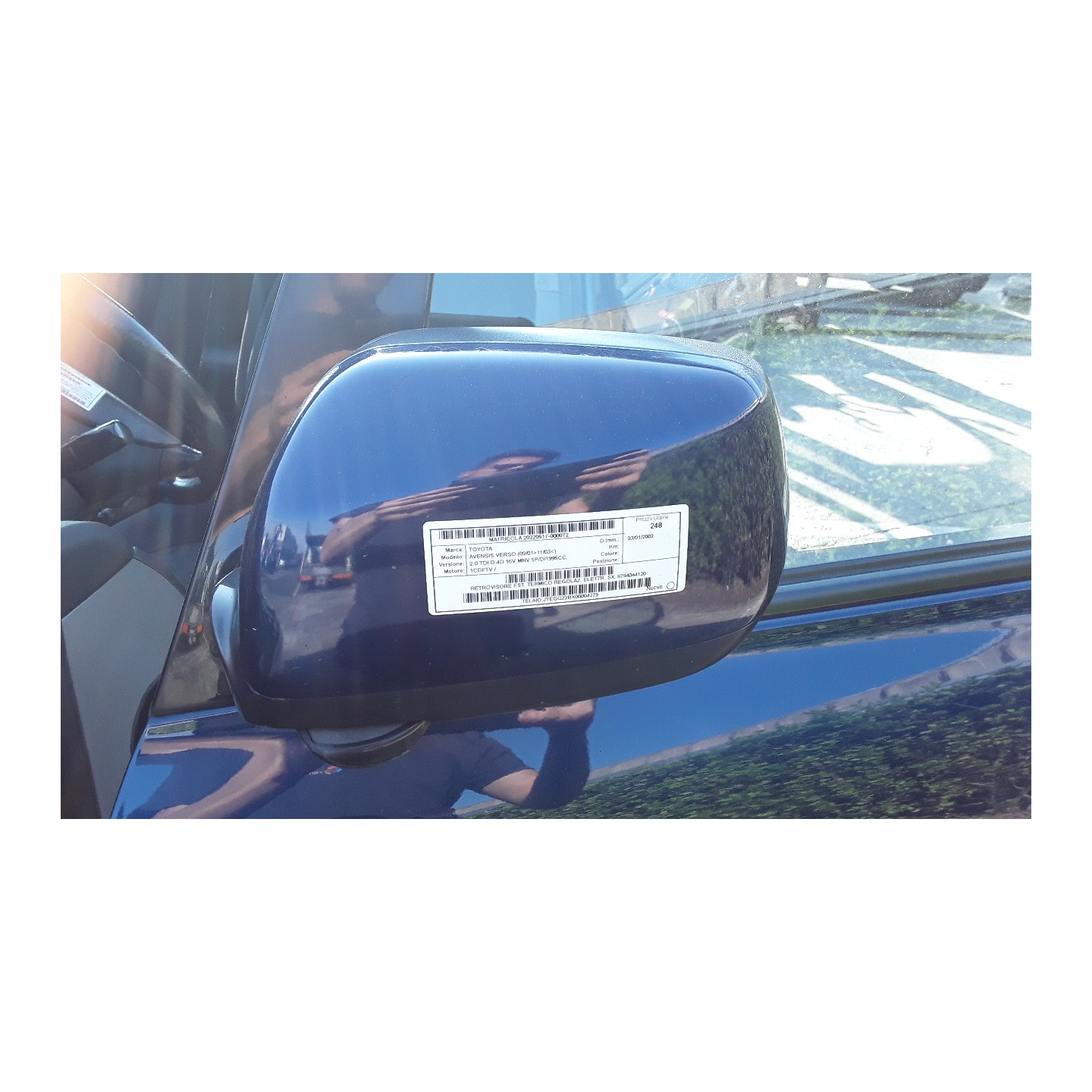 RETROVISORE EST. TERMICO REGOLAZ. ELETTR. SX. 072 TOYOTA AVENSIS VERSO (09/01-11/03) 1CDFTV 8794044120