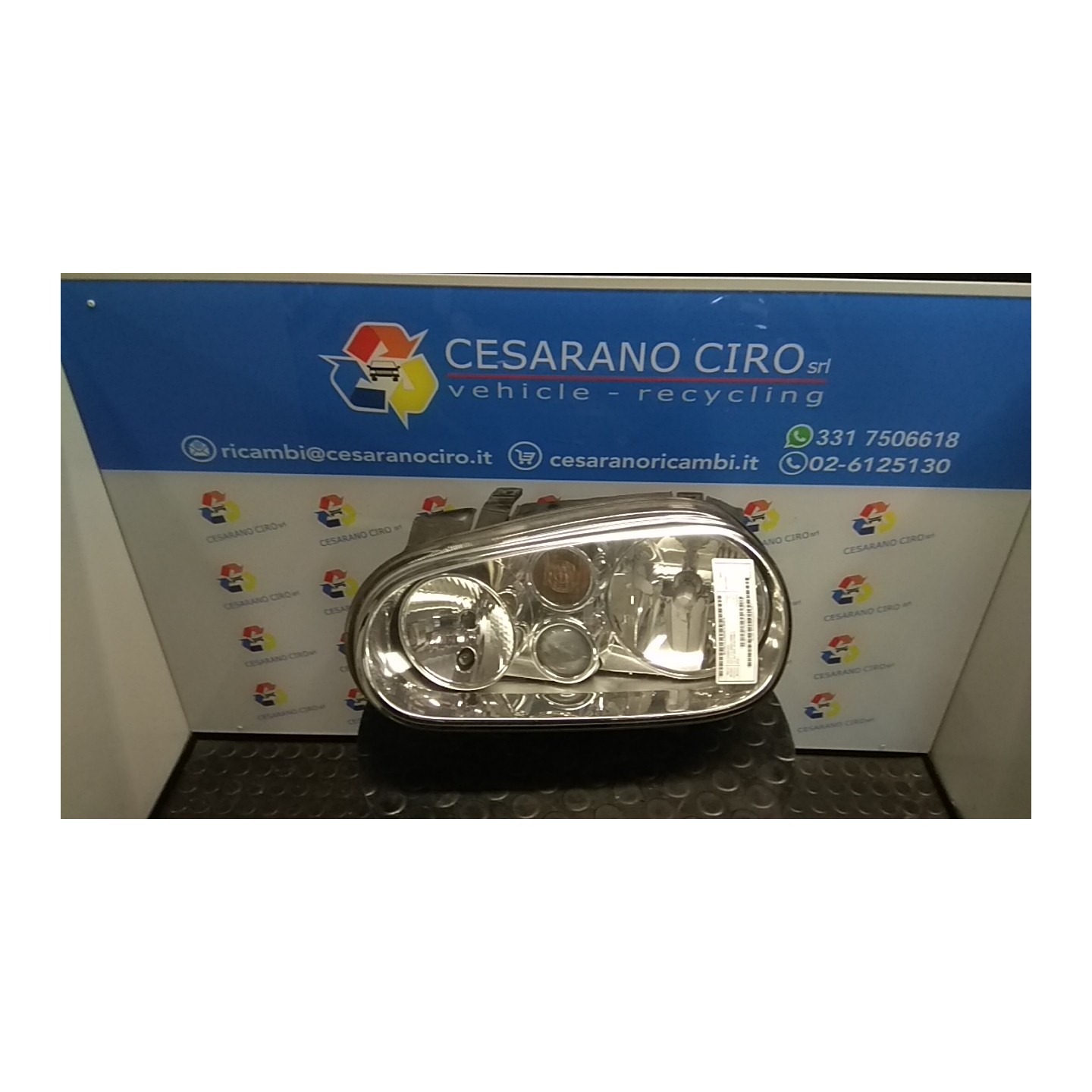 PROIETTORE C/FENDI SX. 018 VOLKSWAGEN GOLF (1J) (09/97-03/06) BCB 1J1941017N