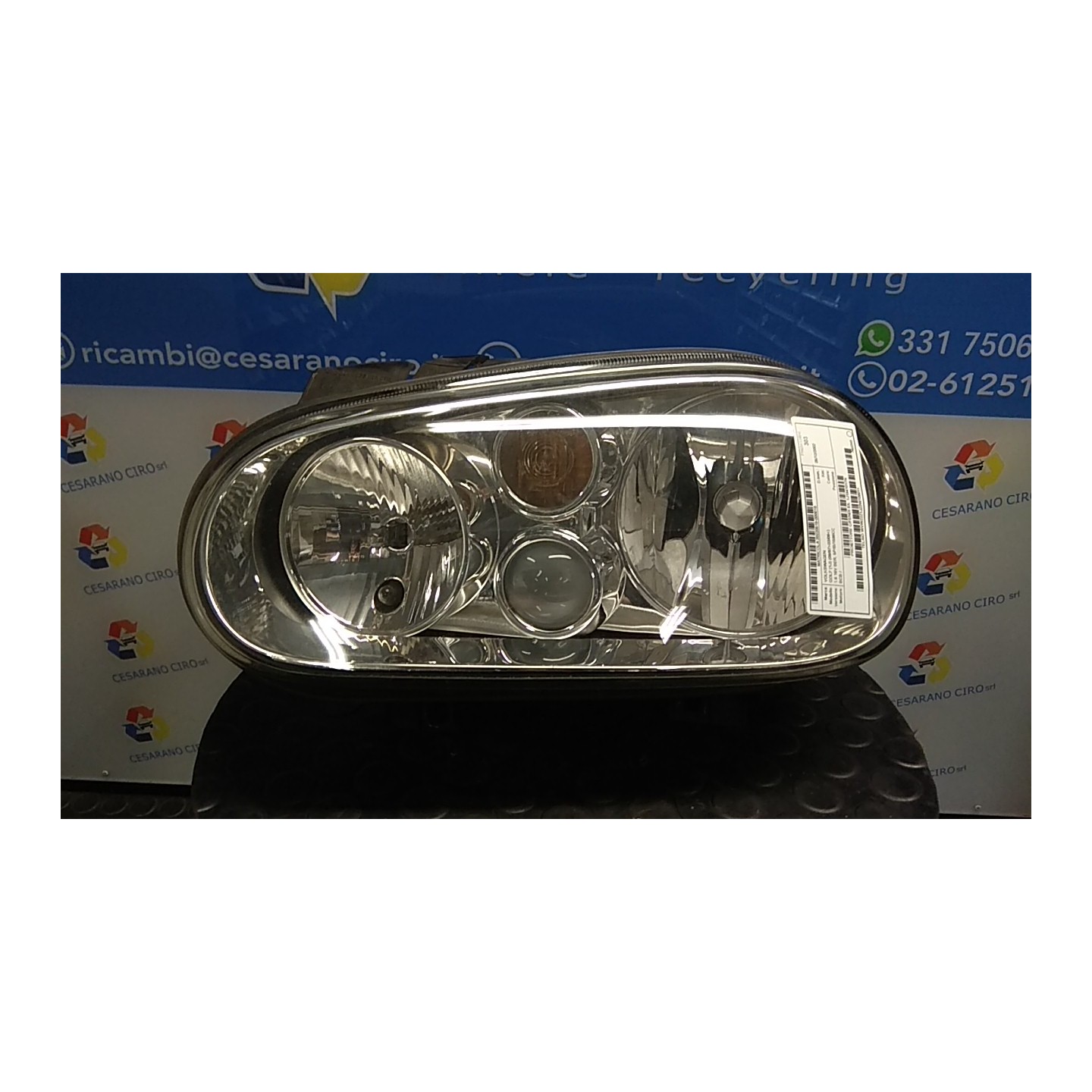 PROIETTORE C/FENDI SX. 018 VOLKSWAGEN GOLF (1J) (09/97-03/06) BCB 1J1941017N