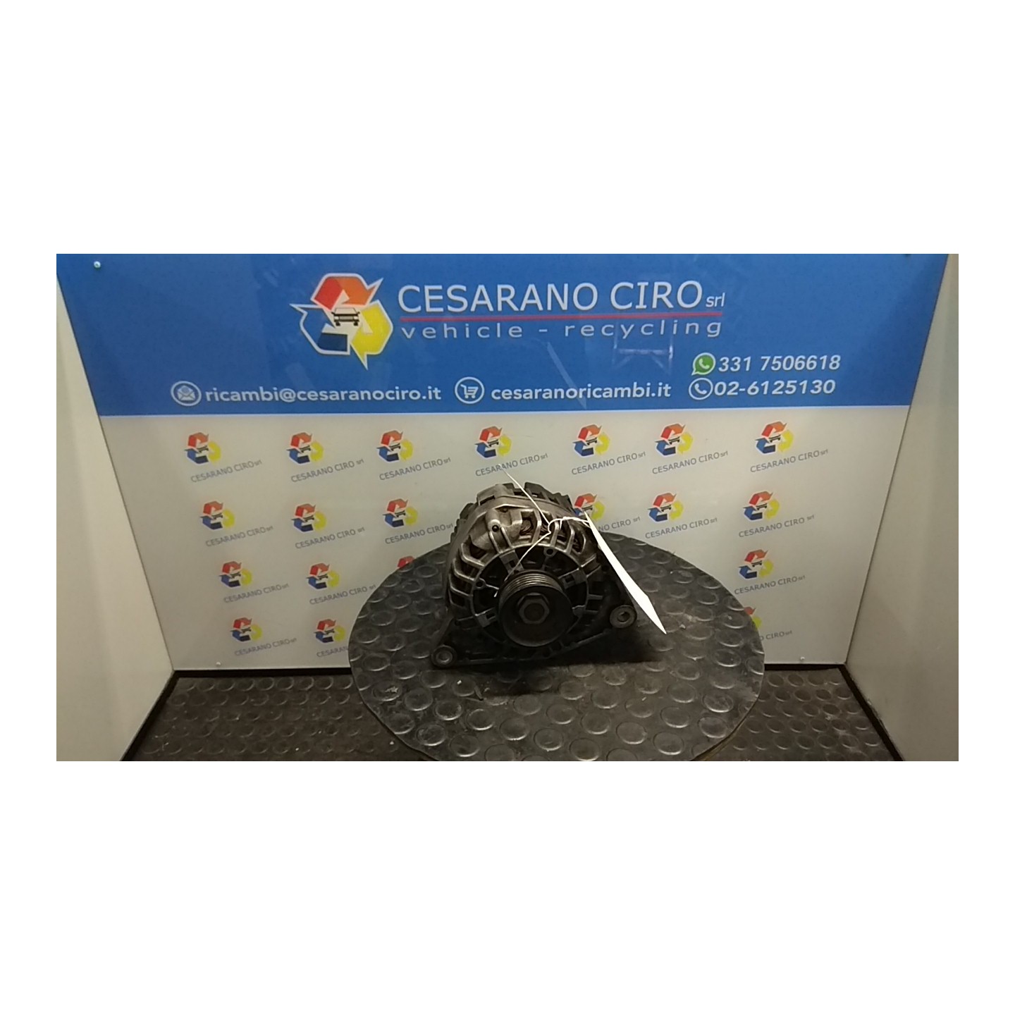 ALTERNATORE 120A/ROTAZ. 024 AUDI A4 (8D) (10/94-12/00) APT 028903018EX