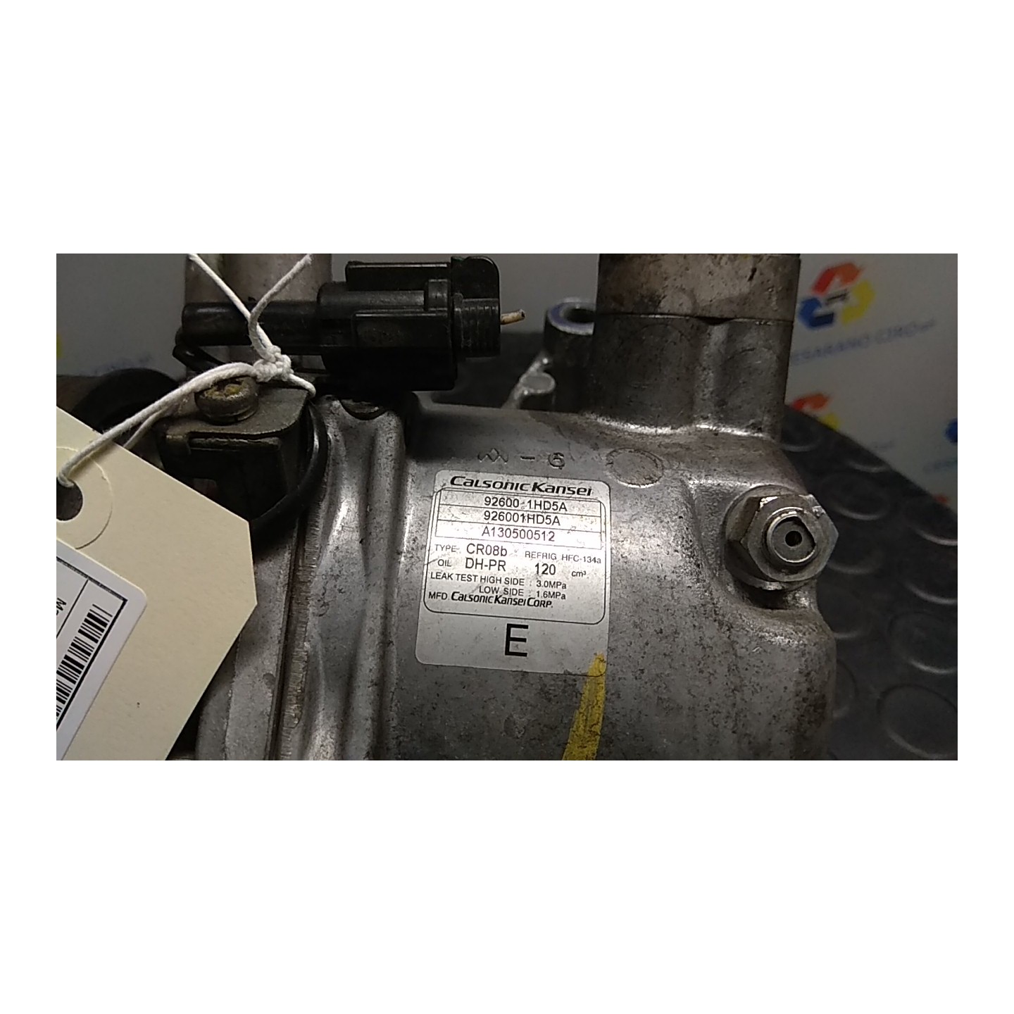 COMPRESSORE A/C 002 NISSAN MICRA (K13K) (09/10-) HR12 926003VA0D