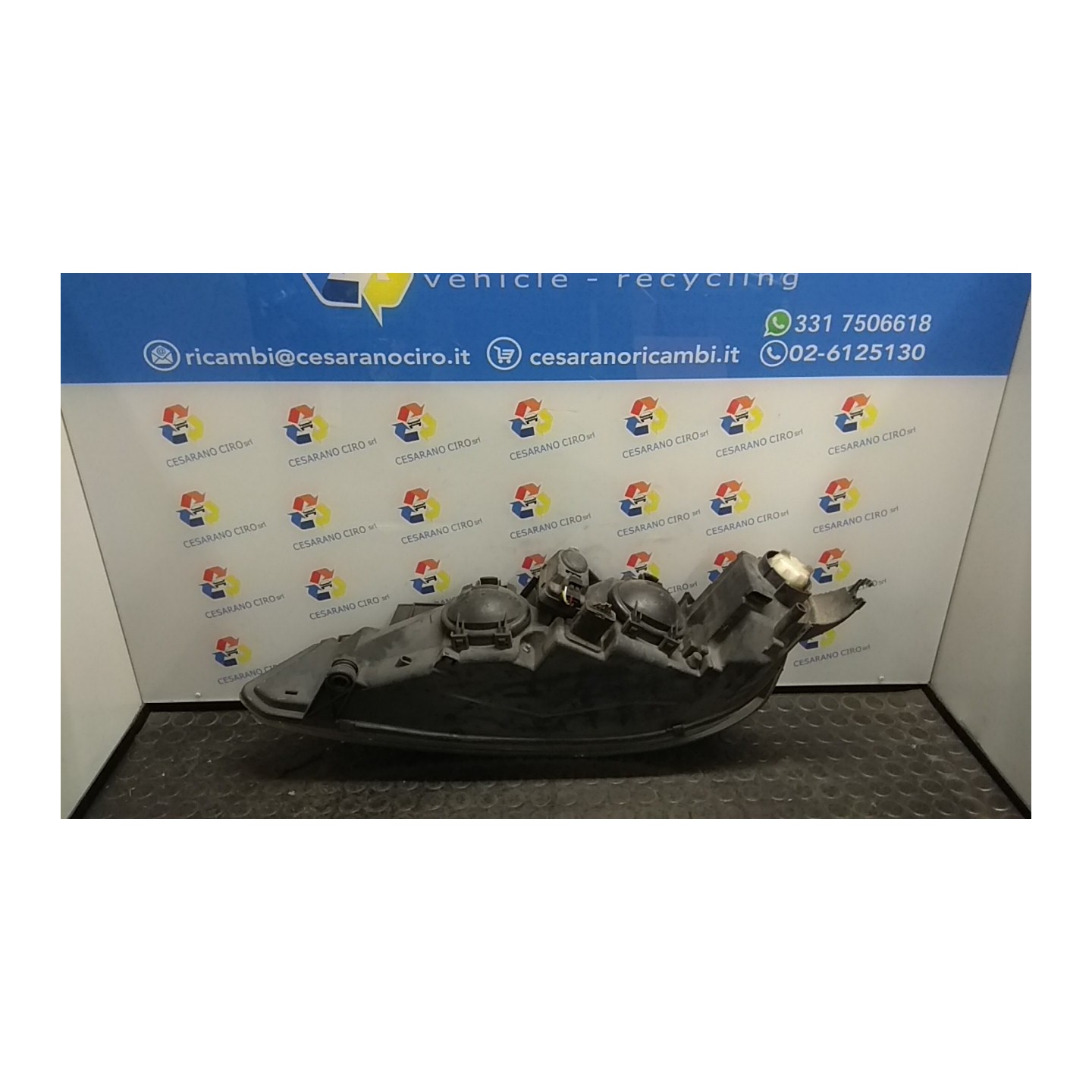 PROIETTORE CON REGOLATORE ALTEZZA DX. 060 PEUGEOT 406 (04/99-05/04) RHZ 6205V2