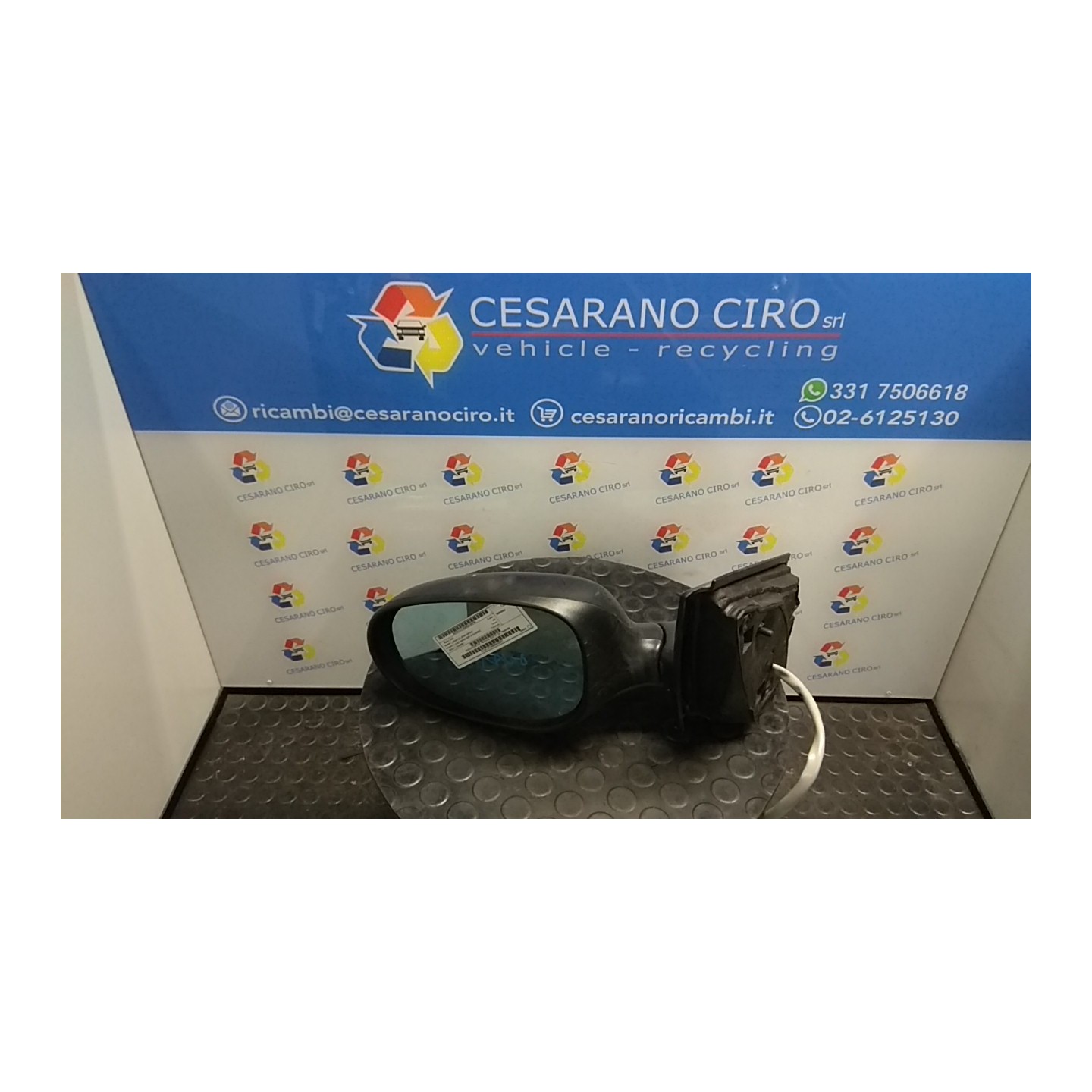 RETROVISORE EST. REGOLAZ. ELETTR. SX. 105 FIAT BRAVO (3L) (01/07-03/10) 192A8000 735597955