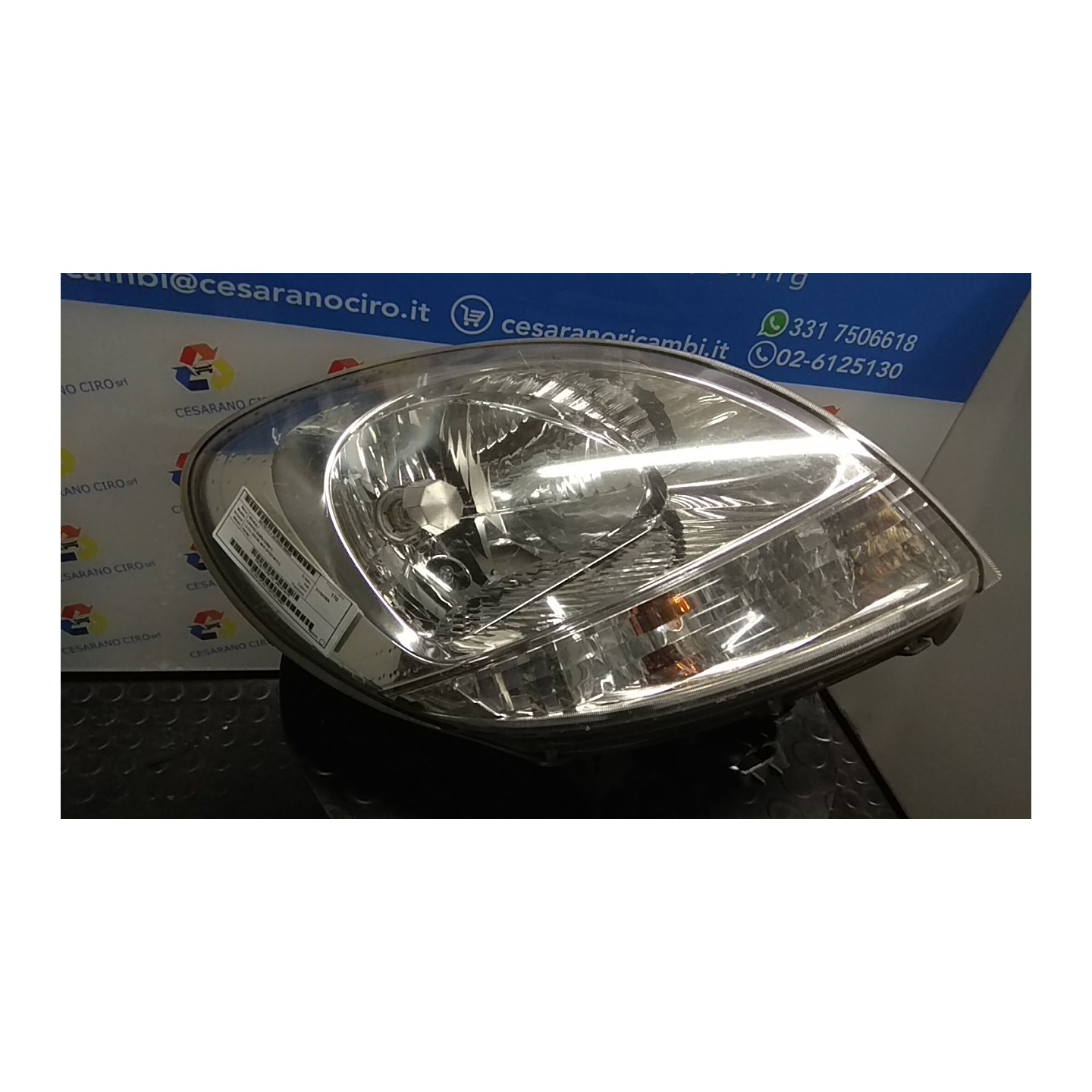 PROIETTORE DX. 020 RENAULT KANGOO (04/03-03/09) K9KW7 260107401R
