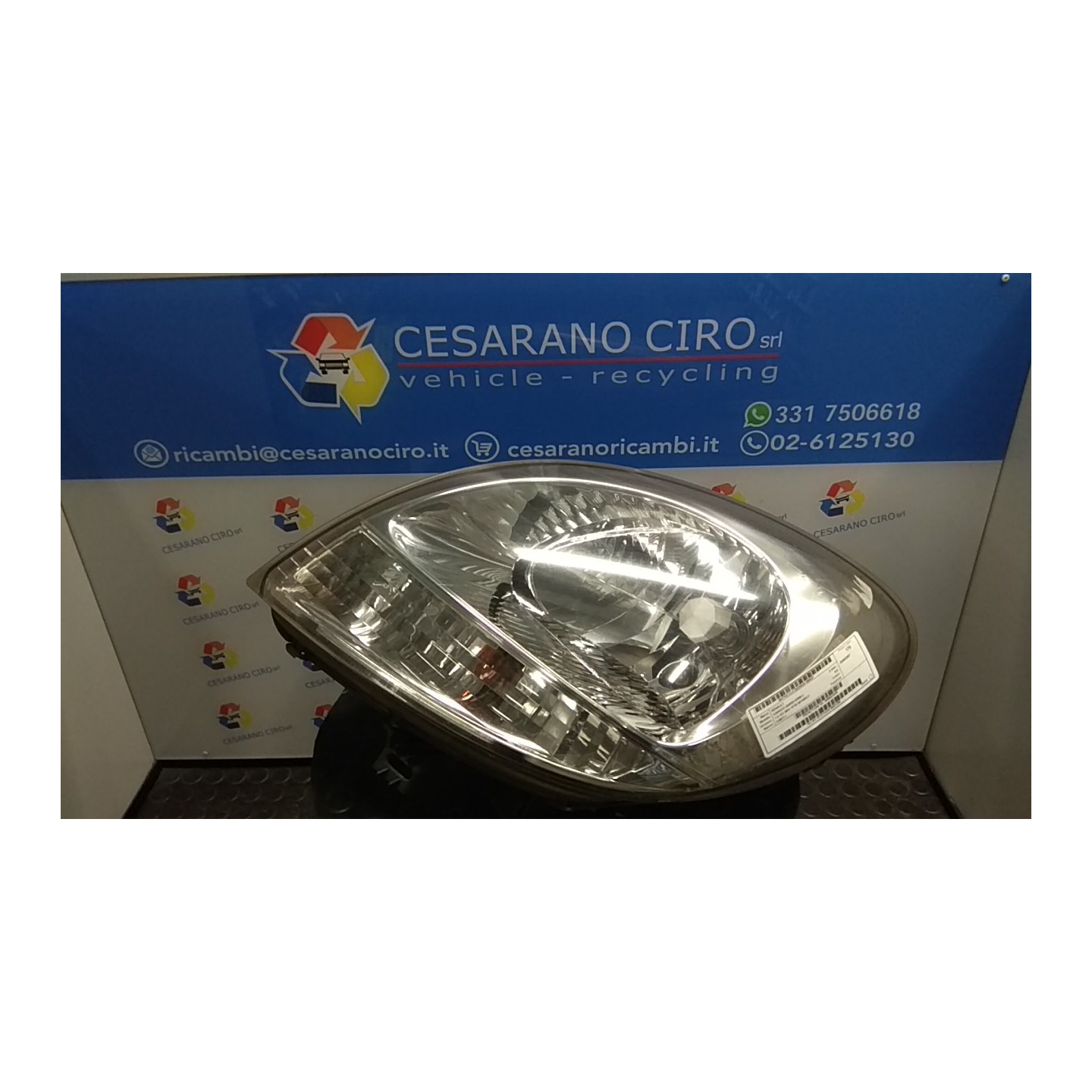PROIETTORE SX. 037 RENAULT KANGOO (04/03-03/09) K4M17 260602103R