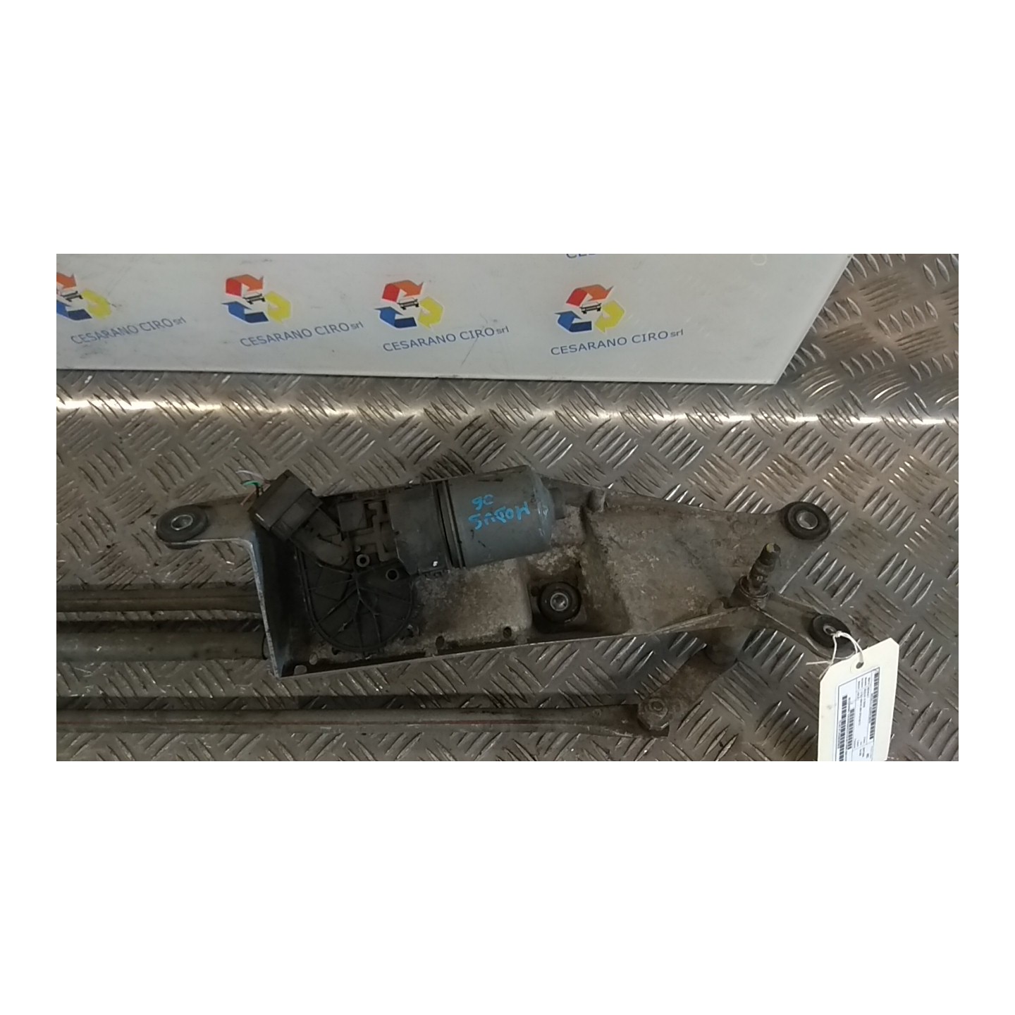 MECCANISMO TERGIPARABREZZA CON MOTORINO 162 RENAULT MODUS 1A SERIE (09/04-01/08) K9KJ7 8200141270