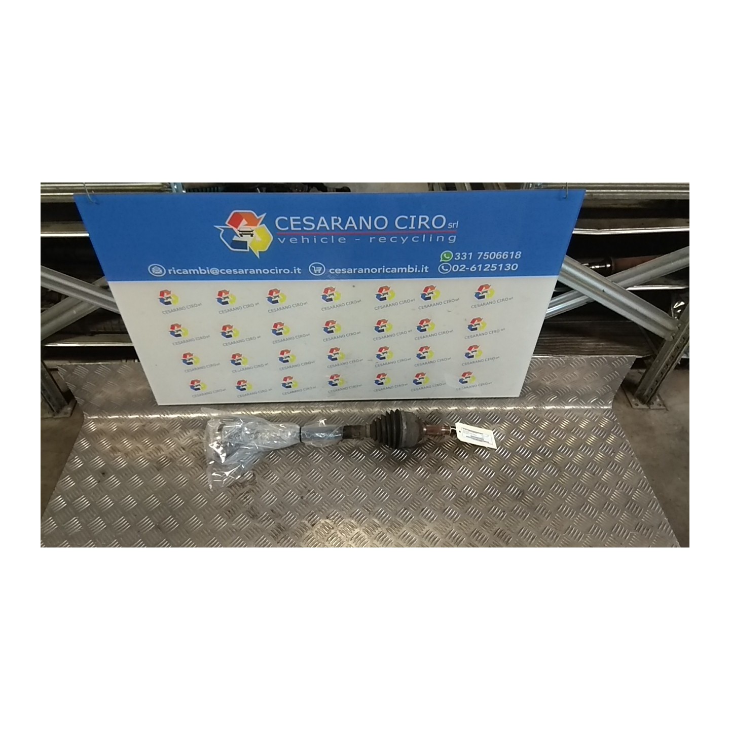 SEMIALBERO ANT. COMPL. SX. 076 PEUGEOT EXPERT FURGONE 4A SERIE (02/16 BH01 9821017880