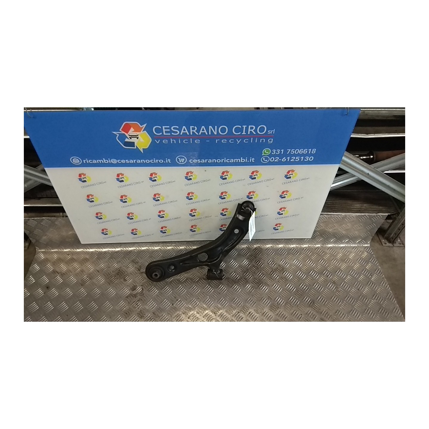 BRACCIO OSCILLANTE SOSP. ANT. SX. 152 OPEL AGILA (H08) (01/08-) K12B 93193131