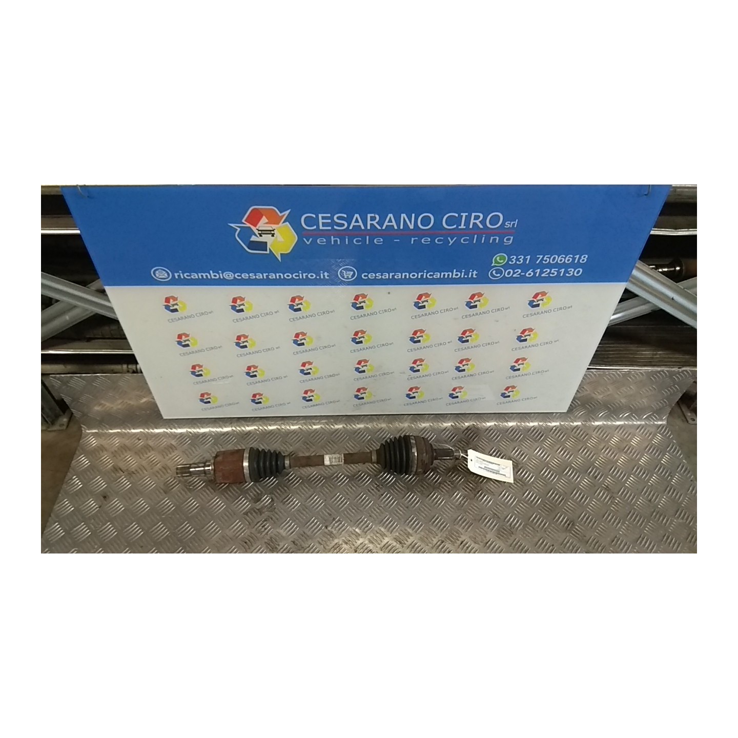 SEMIALBERO ANT. COMPL. SX. 167 RENAULT MEGANE 3A SERIE (10/08-) F9QN8 8200725510