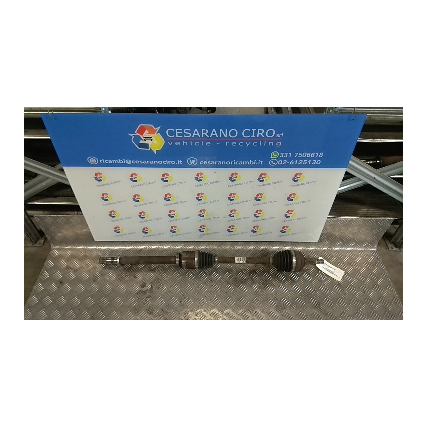 SEMIALBERO ANT. COMPL. DX. 168 RENAULT MEGANE 3A SERIE (10/08-) F9QN8 391001339R