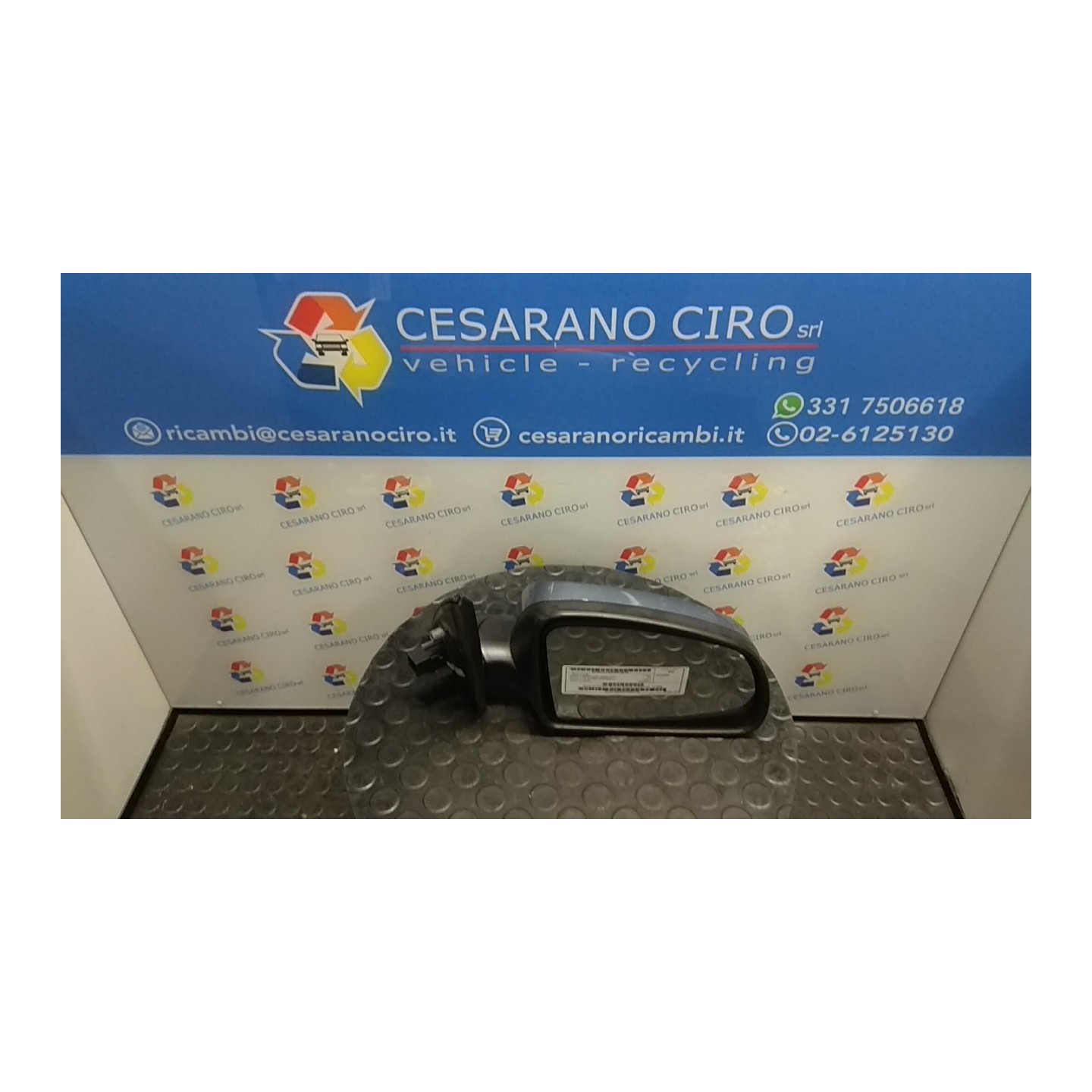 RETROVISORE EST. REGOLAZ. ELETTR. TERMICO DX. 184 OPEL MERIVA (X03) (03/03-12/10) Z16XE 13148955