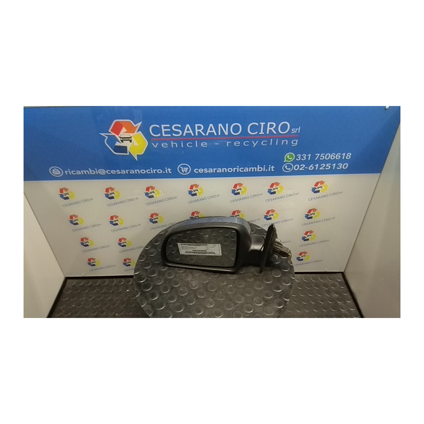 RETROVISORE EST. REGOLAZ. ELETTR. TERMICO SX. 185 OPEL MERIVA (X03) (03/03-12/10) Z16XE 13148952