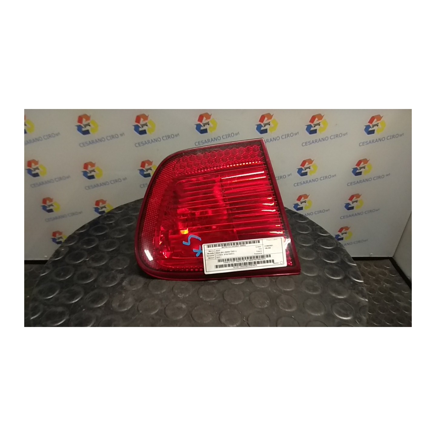 FANALE POST. PARTE INT. SX 053 SEAT IBIZA (6K) (05/93-12/01) AUC NB0875021005234SX