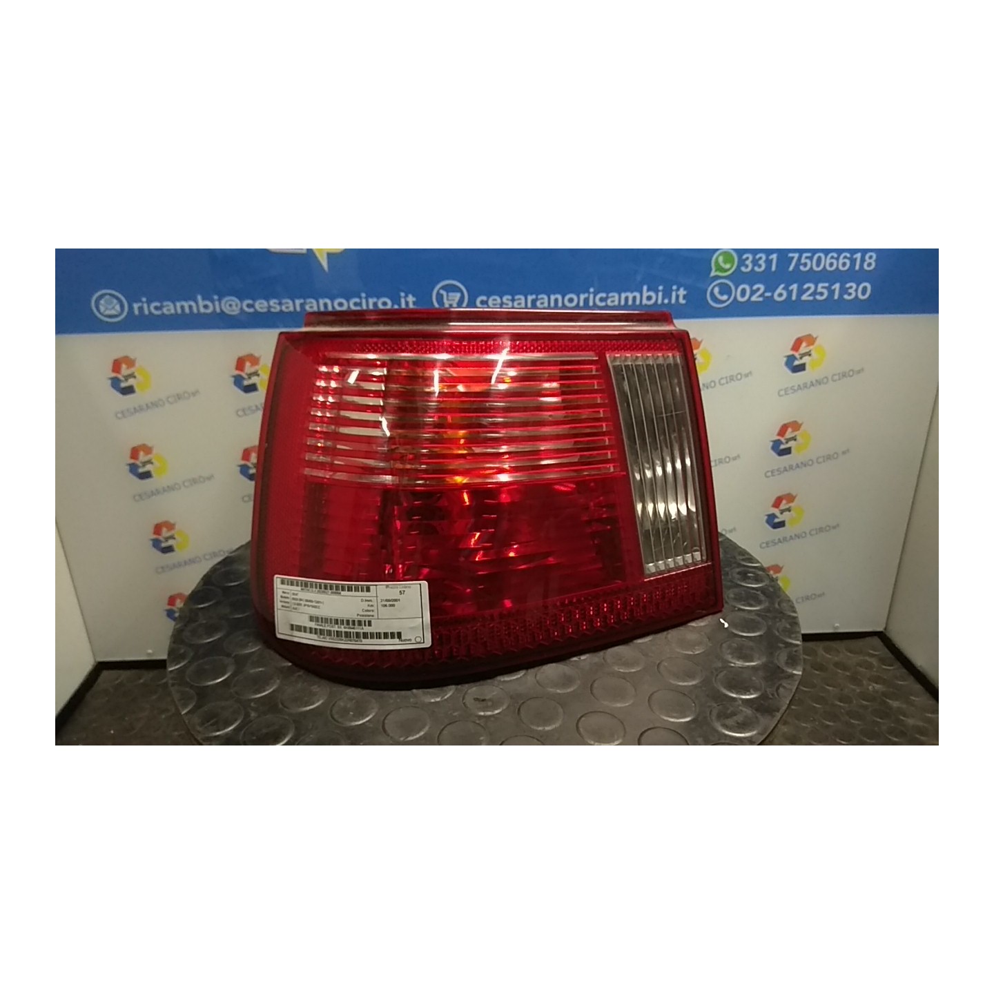 FANALE POST. SX. 056 SEAT IBIZA (6K) (05/93-12/01) AUC 6K6945111A