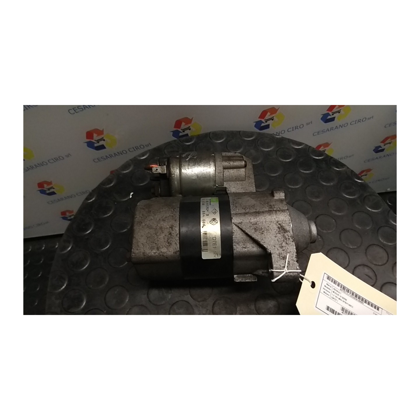 MOTORINO AVVIAMENTO 007 RENAULT MODUS 1A SERIE (09/04-01/08) D4FD7 8200369521