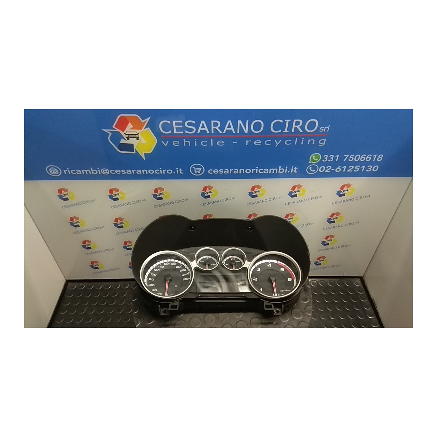 QUADRO STRUMENTI COMPL. C/CONTAKM/SPECIFICO/MULTIFUNZ. 014 ALFA ROMEO MITO (X6) (06/08-06/11) 199A3000 50517154