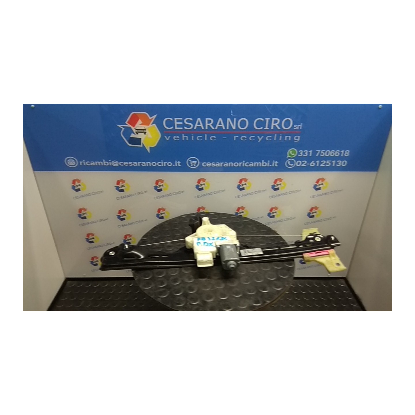 ALZACRISTALLO ELETTR. PORTA POST. DX. 084 CITROEN C4 PICASSO (B78) (05/13-) 9H05 9676172380